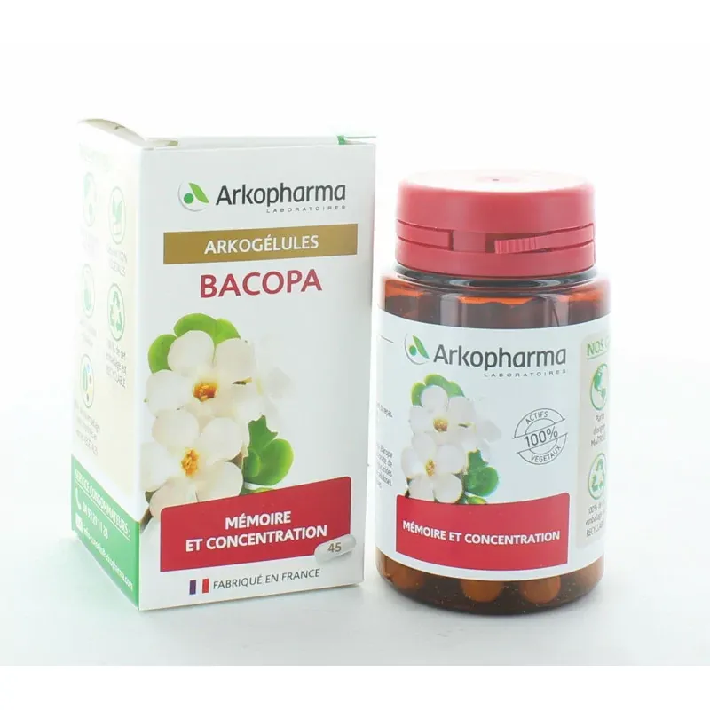 Arkopharma Arkogélules Bacopa 45 gélules