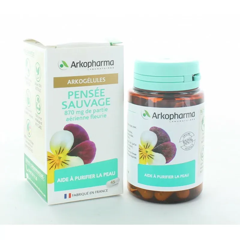 Arkopharma Arkogélules Pensée Sauvage 45 gélules