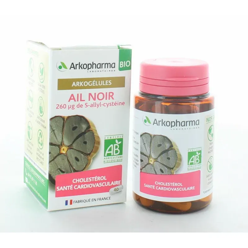 Arkopharma Arkogélules Bio Ail Noir 40 gélules