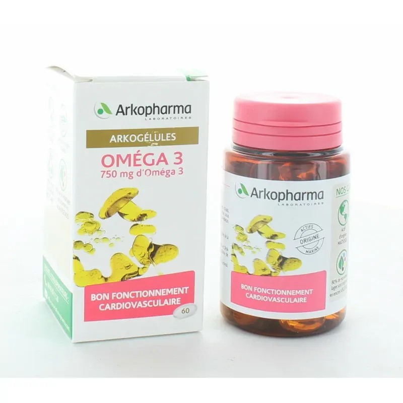 Arkopharma Arkogélules Oméga 3 60 capsules