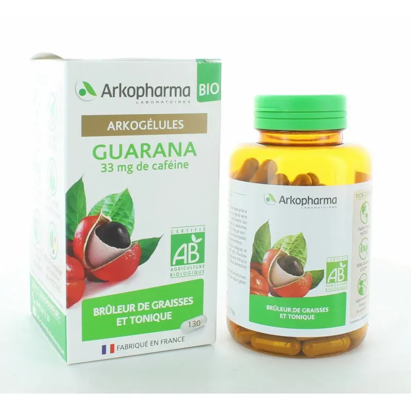 Arkopharma Arkogélules Bio Guarana 130 gélules