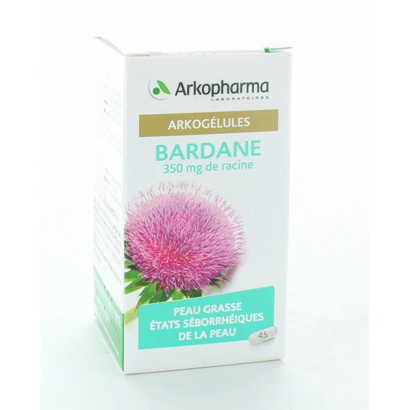 Arkopharma Arkogélules Bardane 45 gélules | Univers Pharmacie