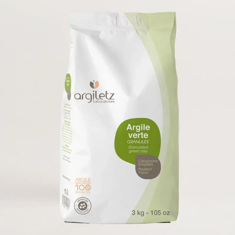 Argiletz Argile Verte Granulée 3kg