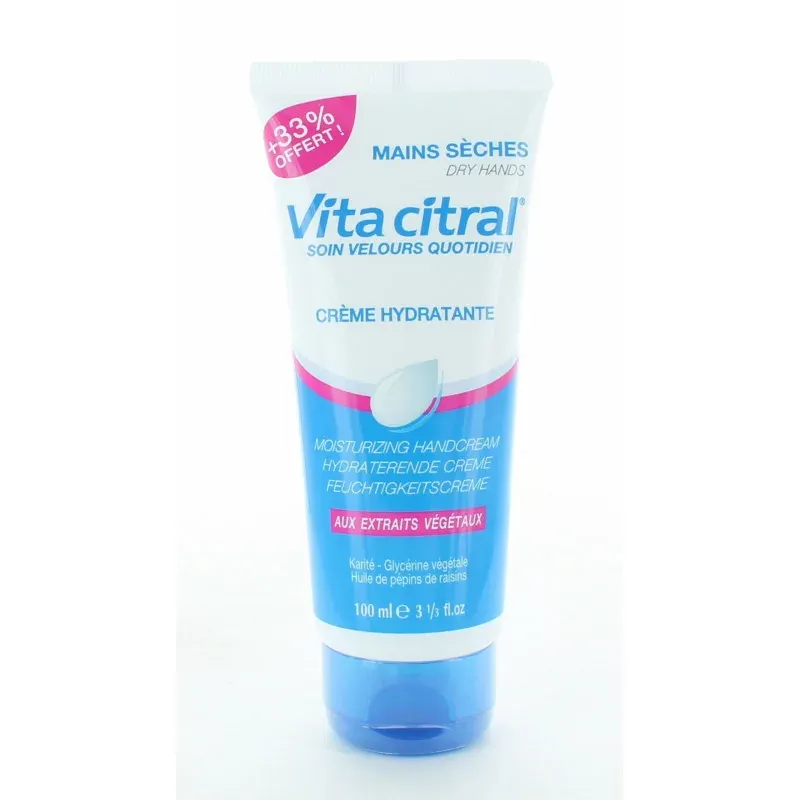 Vita Citral Soin Velours Quotidien Mains 100ml Vita Citral Soin Velours Quotidien Mains 100ml