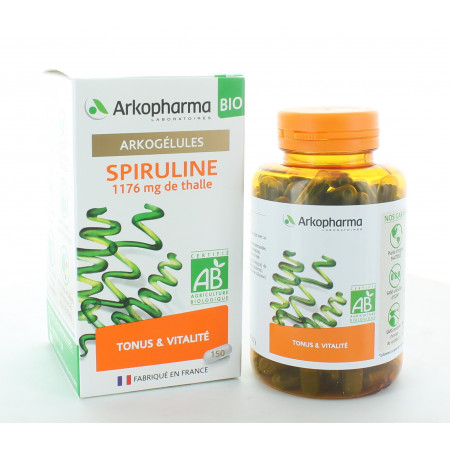 Arkopharma Arkogélules Bio Spiruline 150 gélules