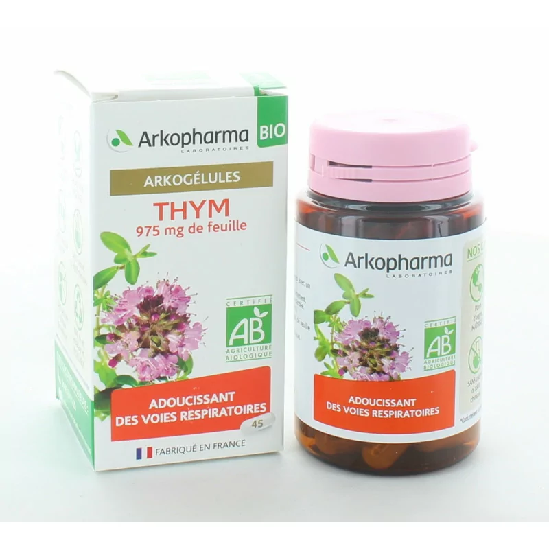 Arkopharma Arkogélules Bio Thym 45 gélules