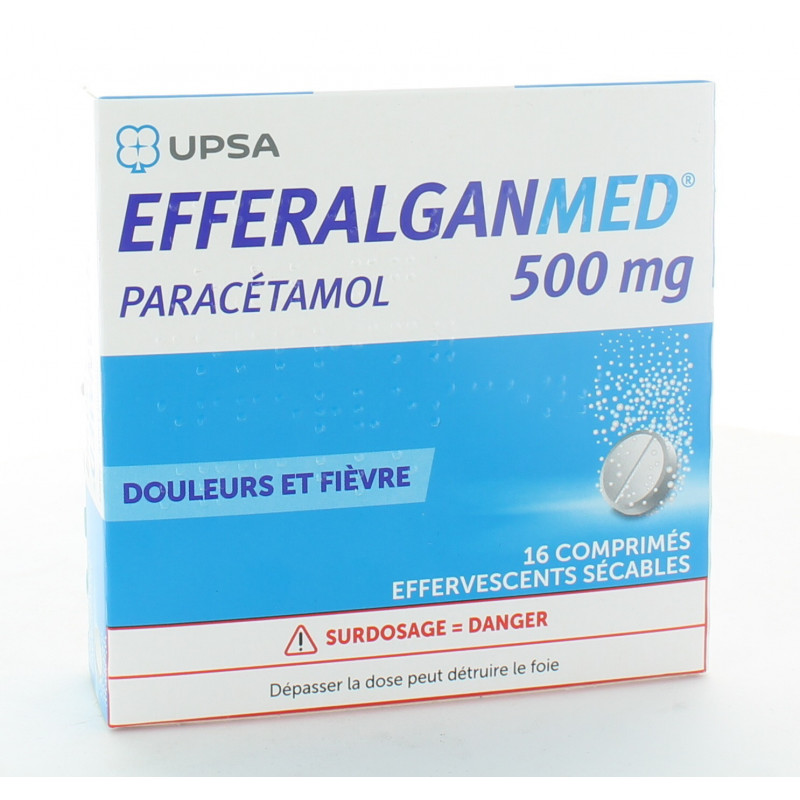 Efferalganmed 500 mg 16 comprimés effervescents