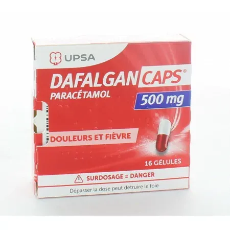 Dafalgan Caps 500mg 16 gélules