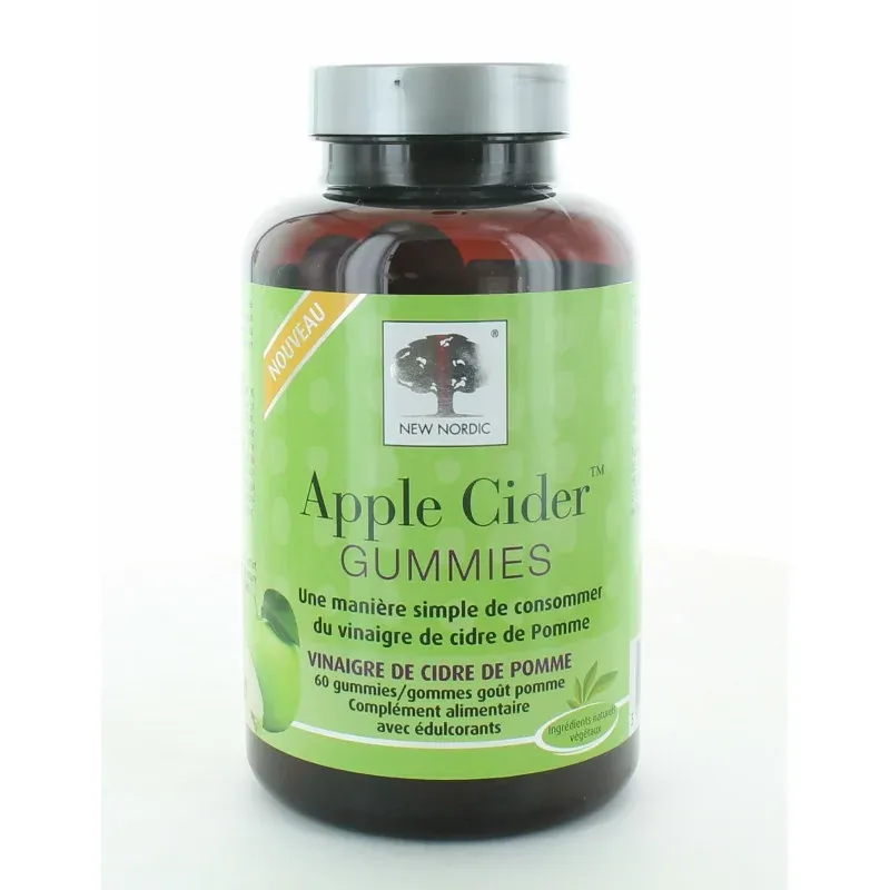 New Nordic Apple Cider Gummies X60