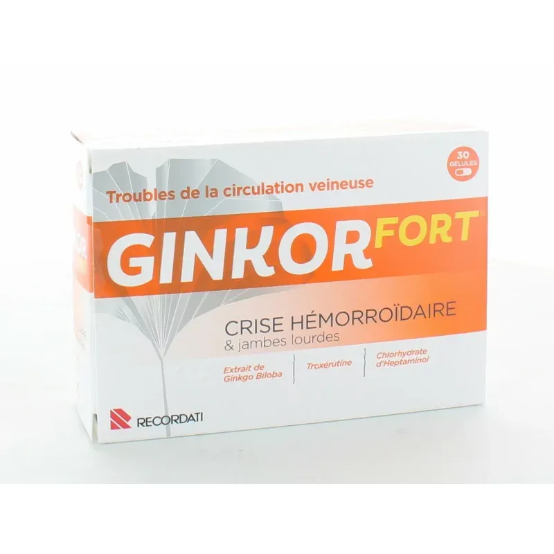Ginkor Fort 30 gélules - Univers Pharmacie