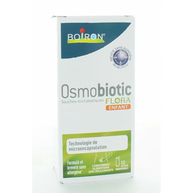 Boiron OsmoBiotic Flora Enfant 12 sticks