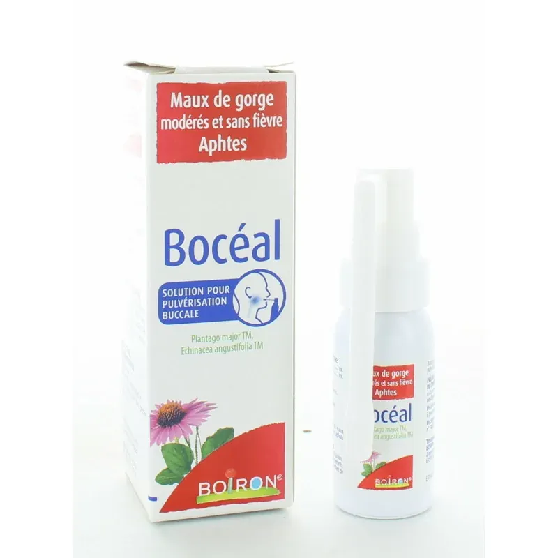 Boiron Bocéal Maux de Gorge et Aphtes 20ml