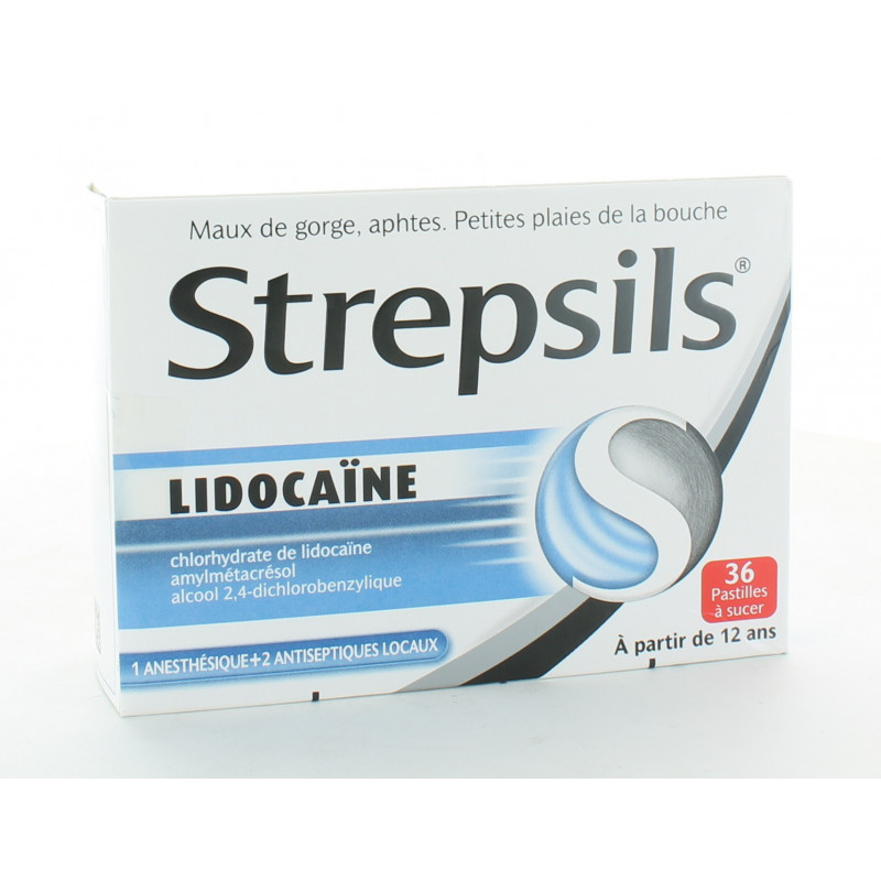 Strepsils Lidocaïne 36 pastilles