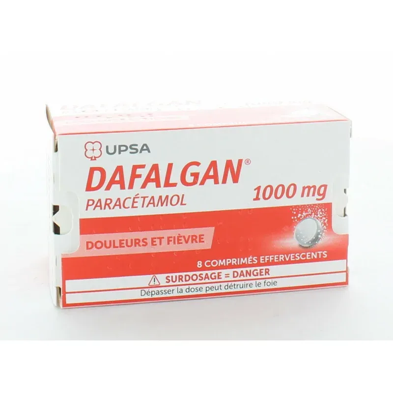 Dafalgan 1000mg 8 comprimés effervescents
