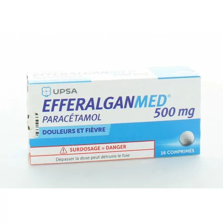 Efferalganmed 500 mg 16 comprimés