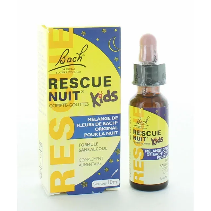 Bach Rescue Nuit Kids Compte-goutte 10ml