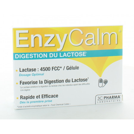 EnzyCalm Digestion du Lactose 30 gélules