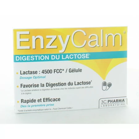 EnzyCalm Digestion du Lactose 30 gélules