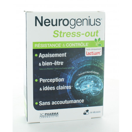 Neurogenius Stress-out Résistance & Contrôle 30 gélules