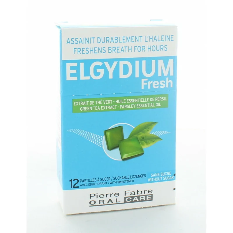 Elgydium Fresh Sans Sucre 12 Pastilles À Sucer
