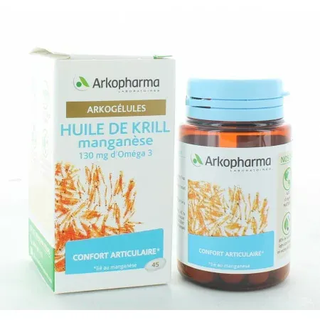 Arkopharma Arkogélules Huile de Krill Manganèse 45...