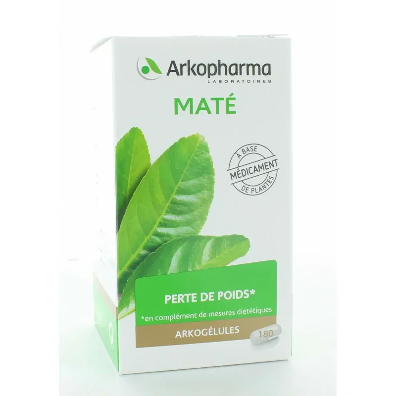 Arkopharma Arkogélules Maté 180 gélules