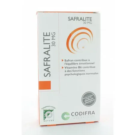 Codifra Safralite 30mg 28 gélules