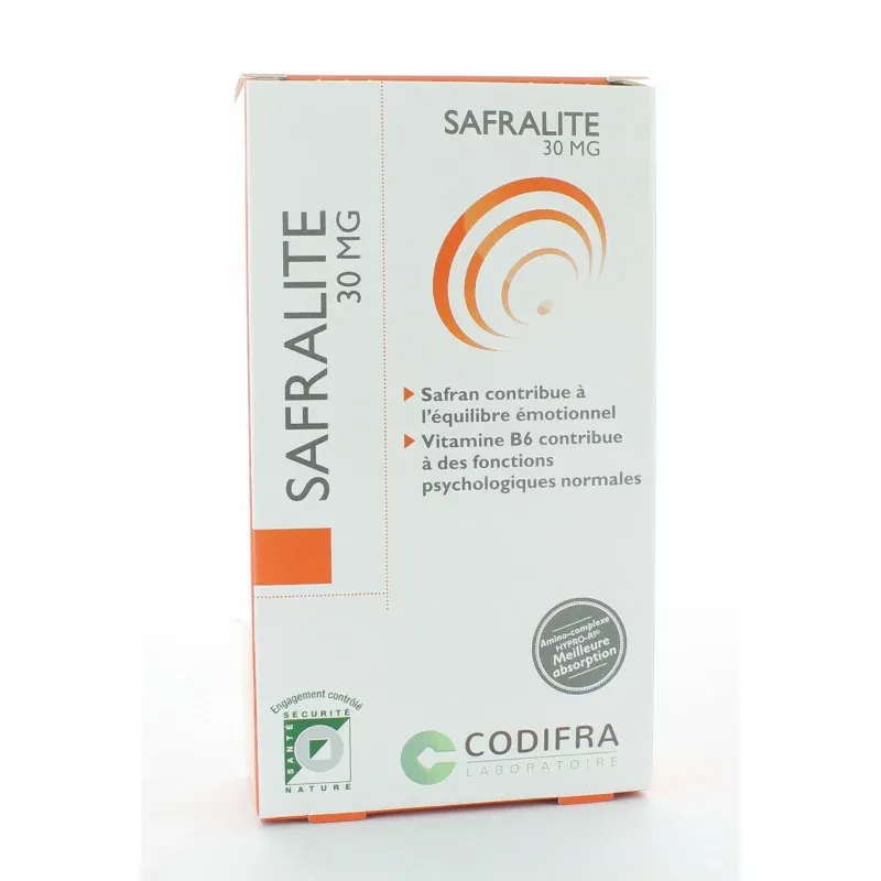 Codifra Safralite 30mg 28 gélules