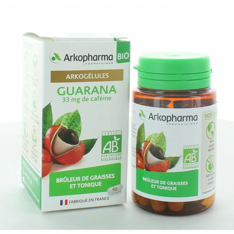 Arkopharma Arkogélules Bio Guarana 40 gélules