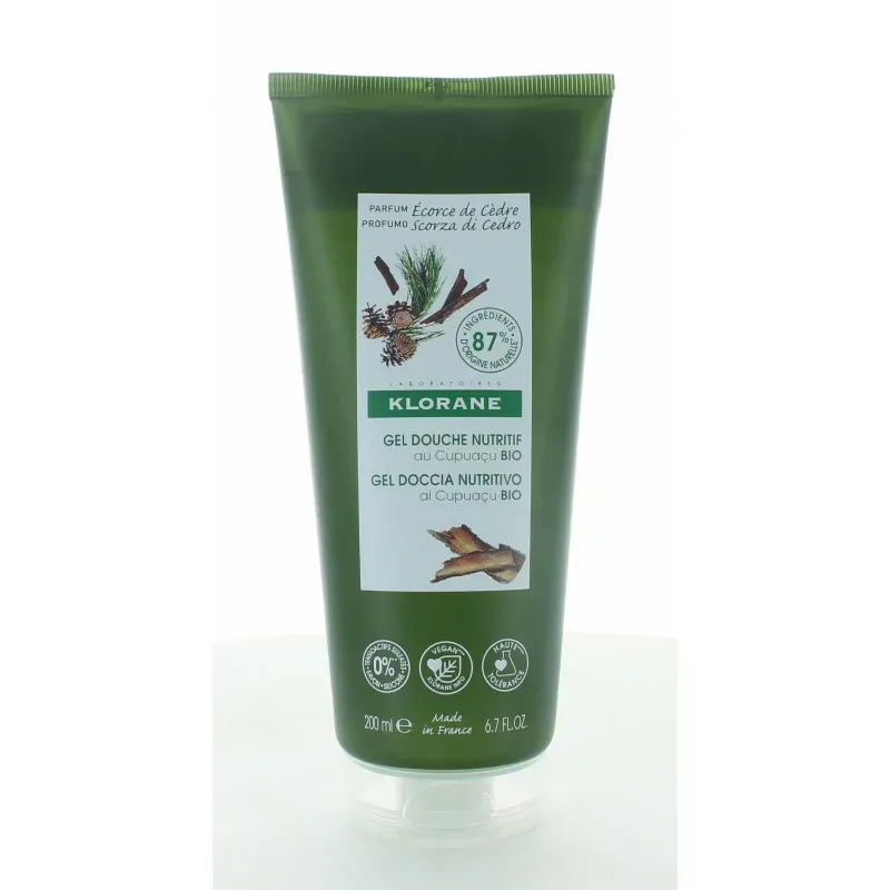 Klorane Gel Douche Écorce de Cèdre 200ml