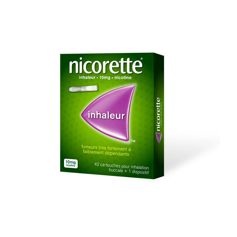Nicorette Inhaleur 10mg 42 cartouches