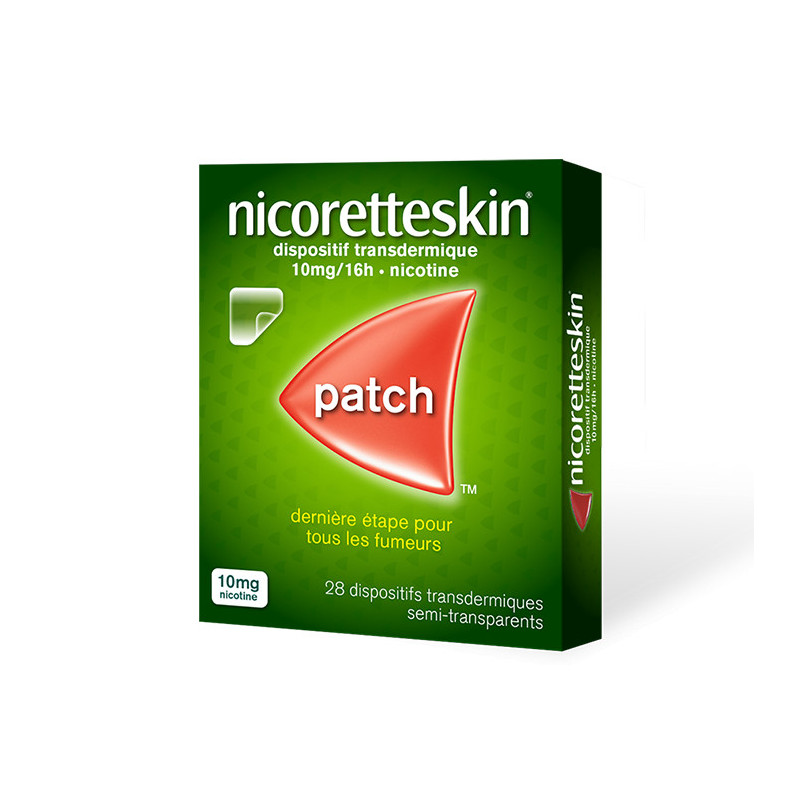 Nicoretteskin 10mg/16h 28 patchs transdermiques - Univers Pharmacie