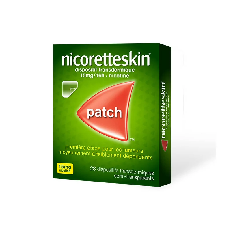 Nicoretteskin 15mg/16h 28 patchs transdermiques - Univers Pharmacie