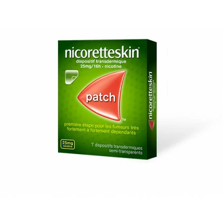 Nicoretteskin 25mg/16h 7 patchs transdermiques - Univers Pharmacie