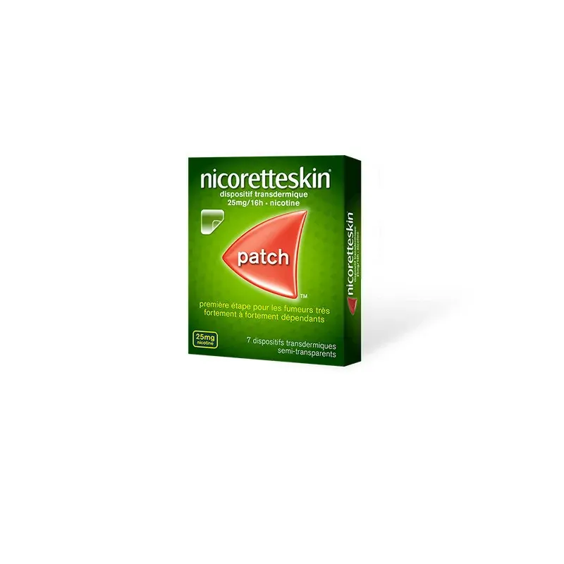 Nicoretteskin 25mg/16h 7 patchs transdermiques - Univers Pharmacie