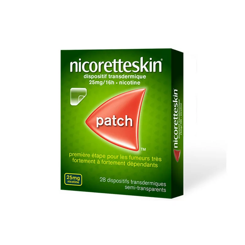 Nicoretteskin 25mg/16h 28 patchs transdermiques - Univers Pharmacie
