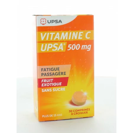 Upsa Vitamine C 500mg 30 comprimés - Univers Pharmacie
