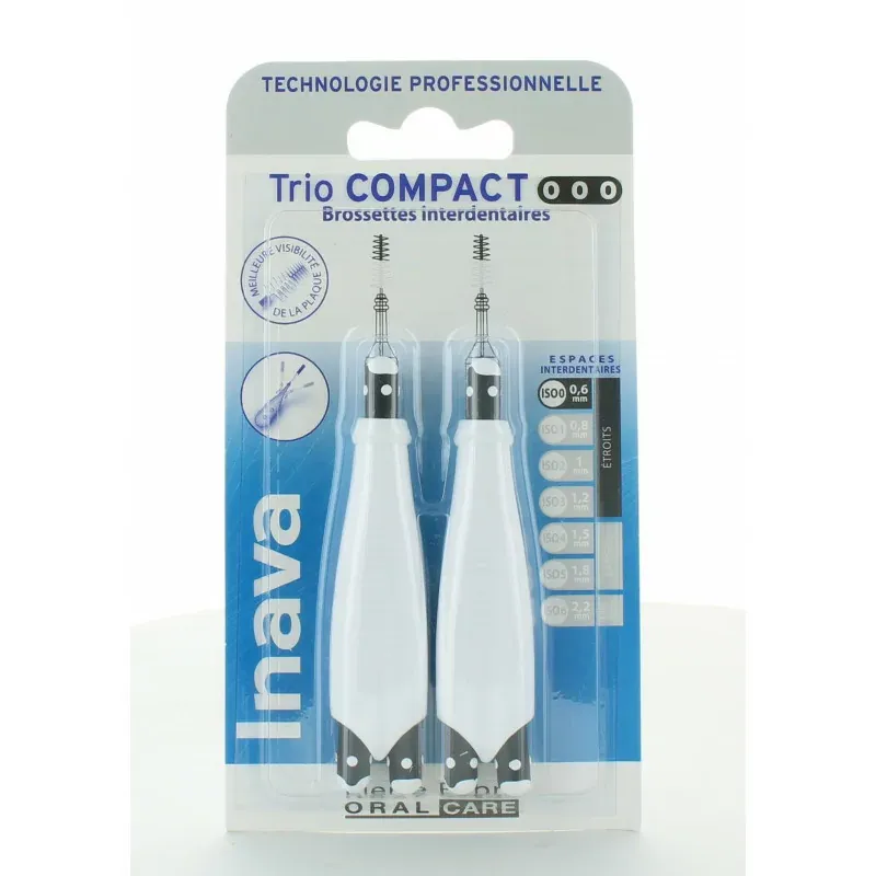 Brossette Interdentaires Trio Compact 0 Inava X6