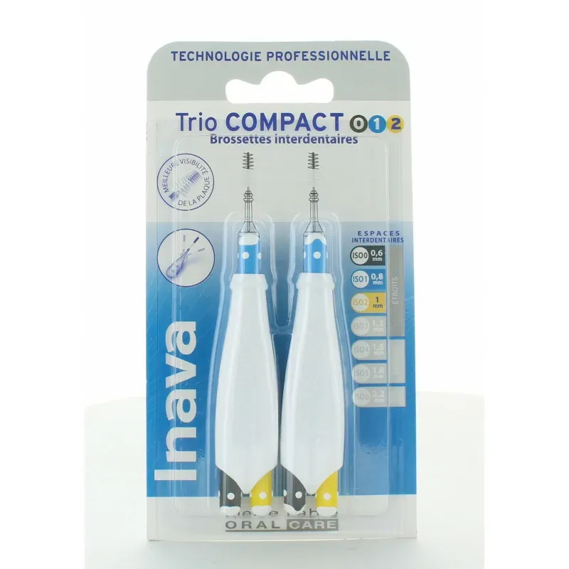 Inava Trio Compact 0/1/2  Brossettes Interdentaires X6