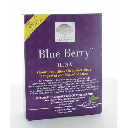 New Nordic Blue Berry Max 60 comprimés
