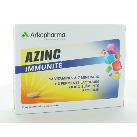 Arkopharma Azinc Immunité 30 comprimés - Univers Pharmacie