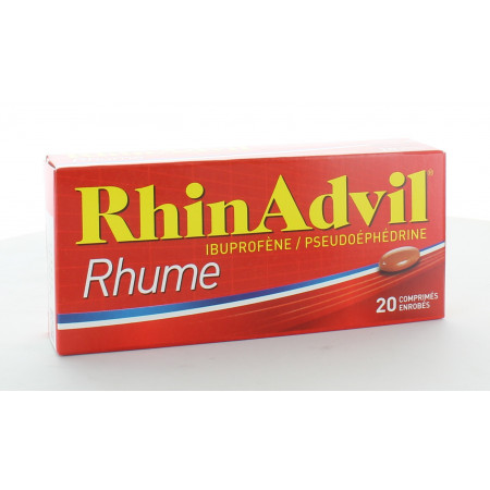 Rhinadvil Rhume 20 comprimés - Univers Pharmacie