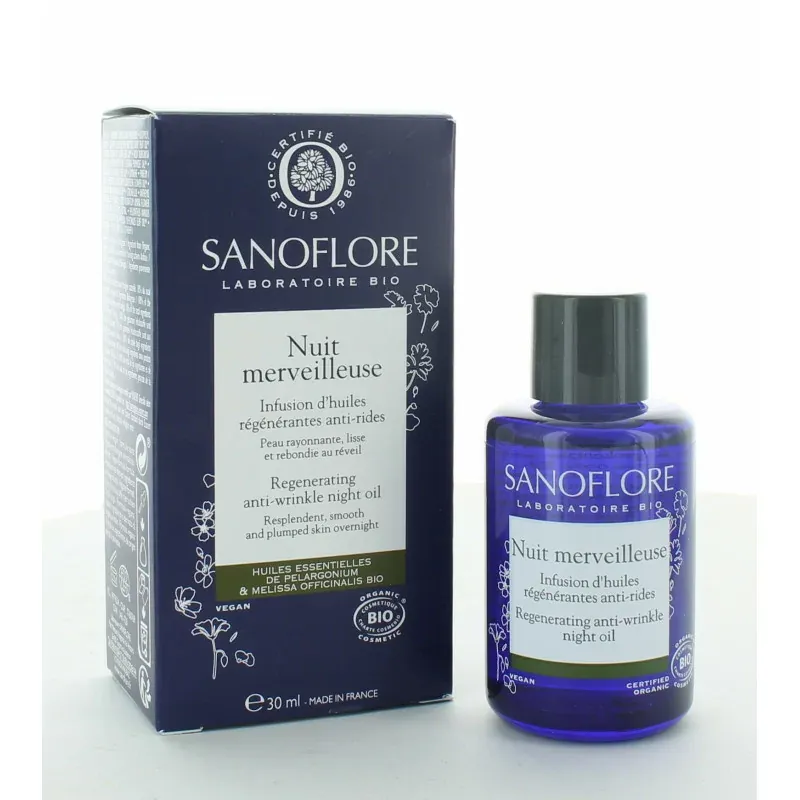 Sanoflore Nuit Merveilleuse Infusion d'Huiles 30ml