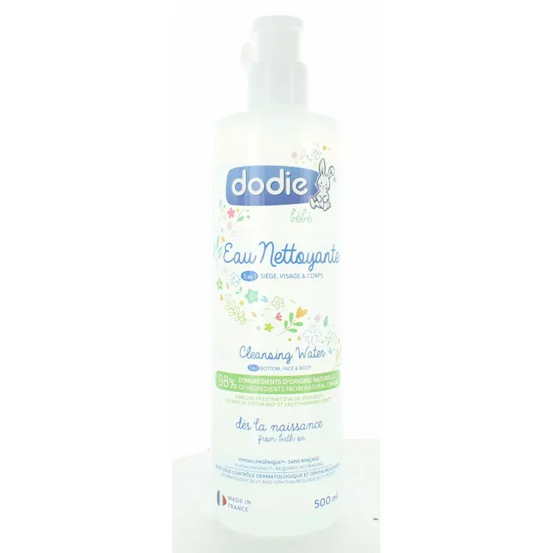 Dodie Bébé Eau Nettoyante 3en1 500ml