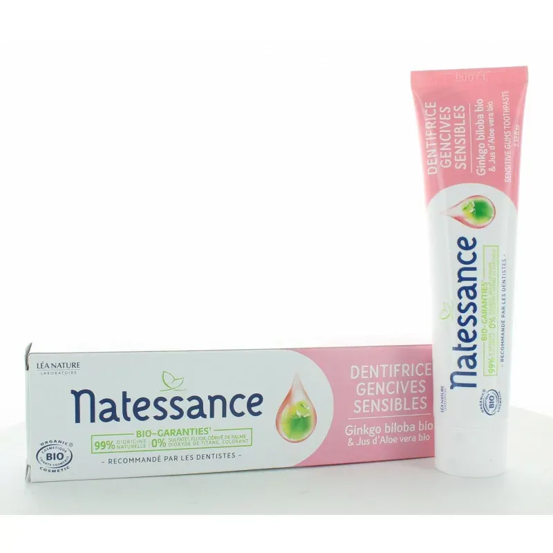 Natessance Dentifrice Gencives Sensibles 75ml
