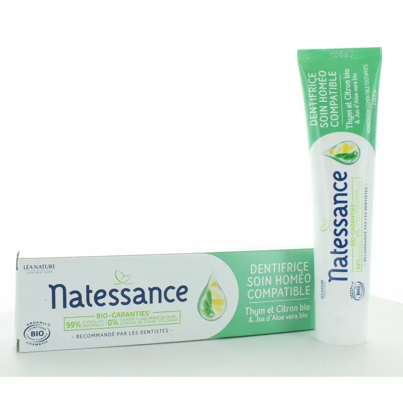 Natessance Dentifrice Soin Homéo Compatible 75ml