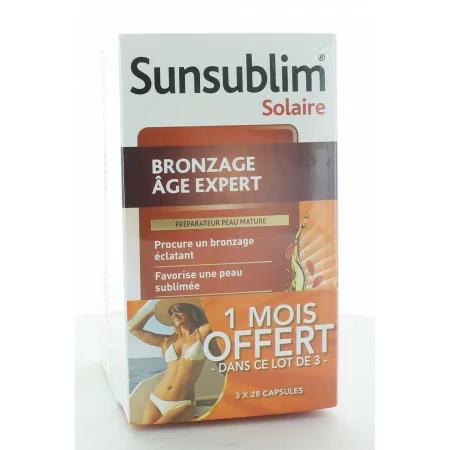 Sunsublim Bronzage Âge Expert 3X28 capsules