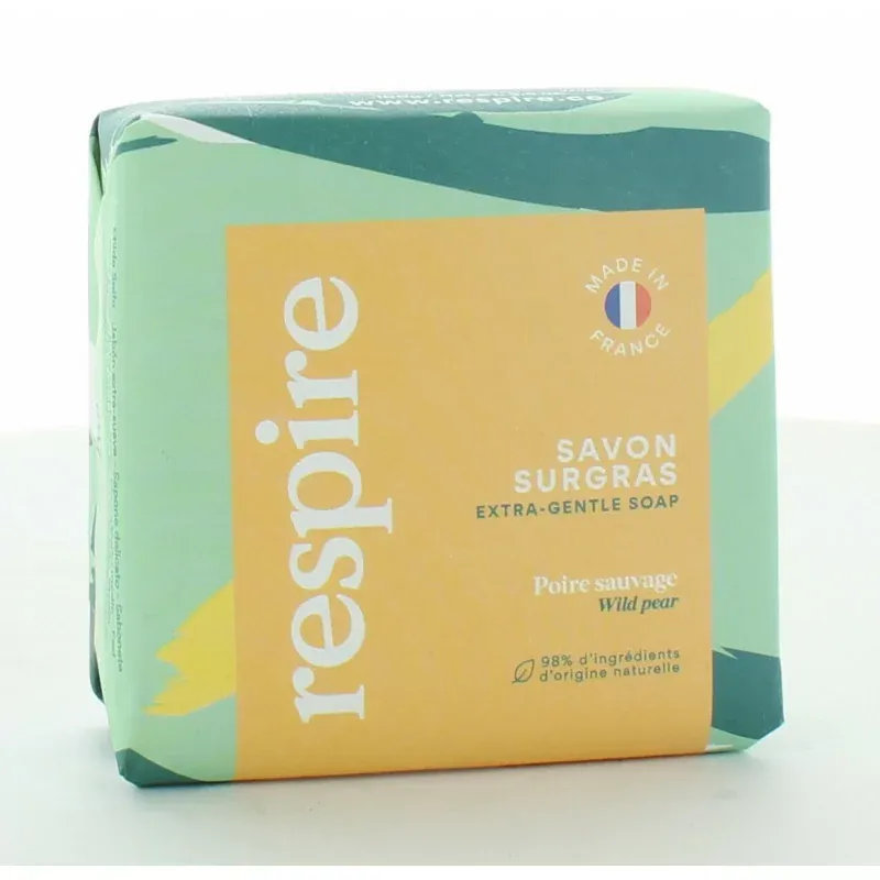 Respire Savon Surgras Poire Sauvage 100g