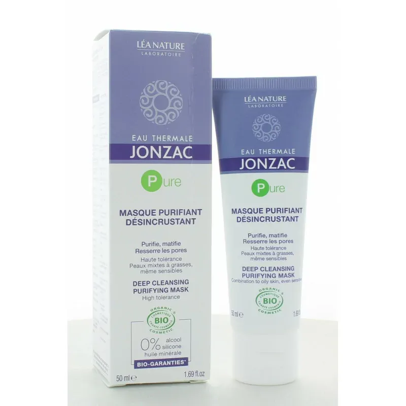 Jonzac Masque Purifiant Désincrustant 50 ml