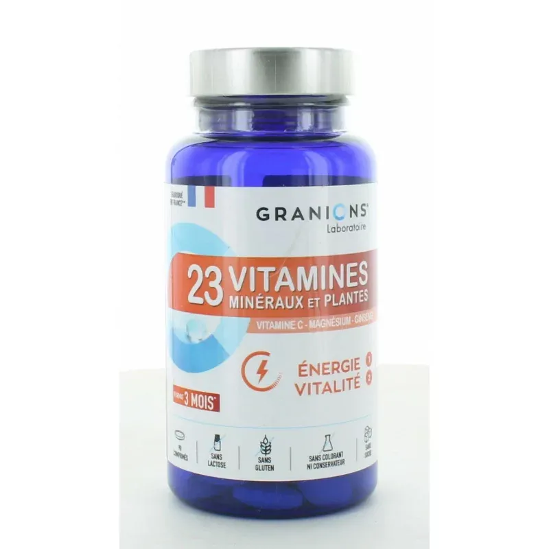 Granions 23 Vitamines Minéraux et Plantes 90 comprimés